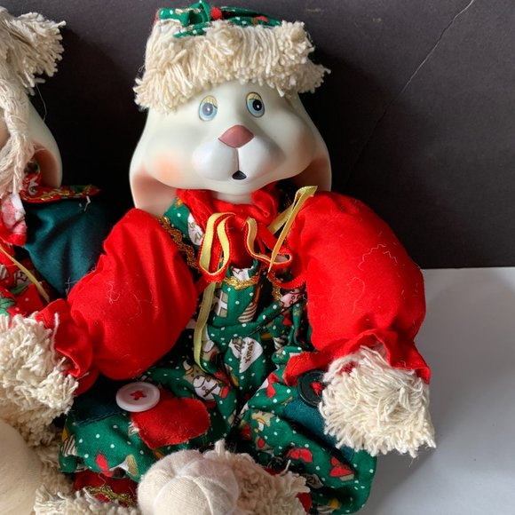 VINTAGE HOUSE OF LLOYDS CHRISTMAS AROUND THE WORLD HIP & HOP Bunny set - Picture 5 of 8